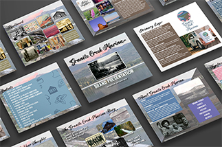 The Full Brand Presentation showing all the design decisions behind your custom brand. 